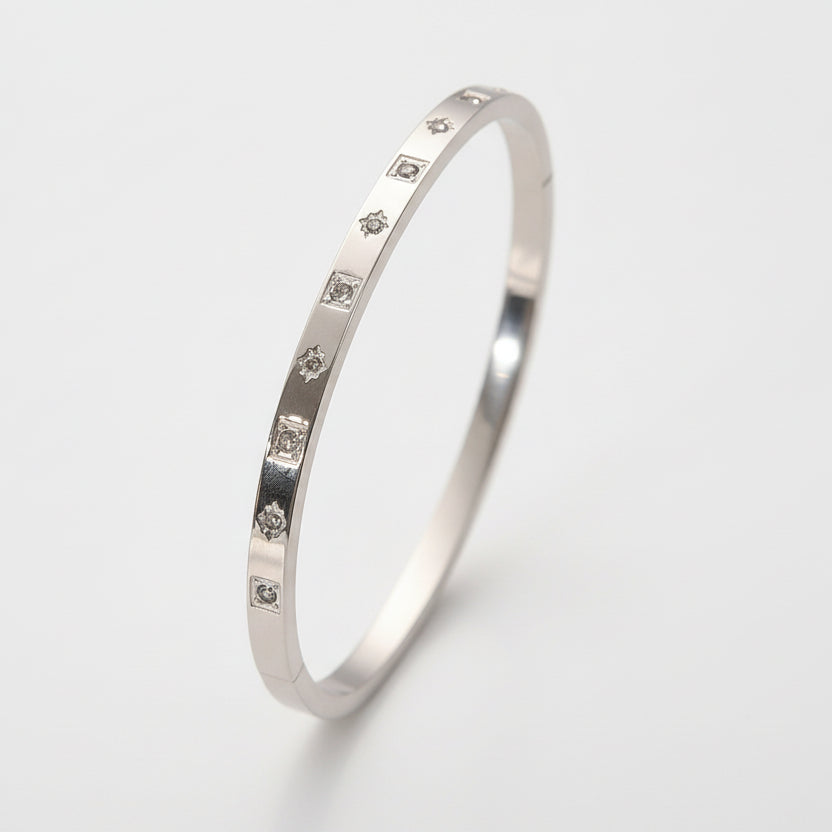 Soft Shine Armreifen Silber