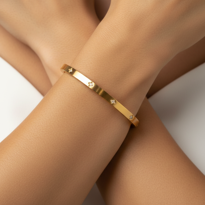Stellina Armreifen Gold