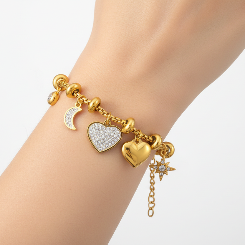More Is More Charm Armband