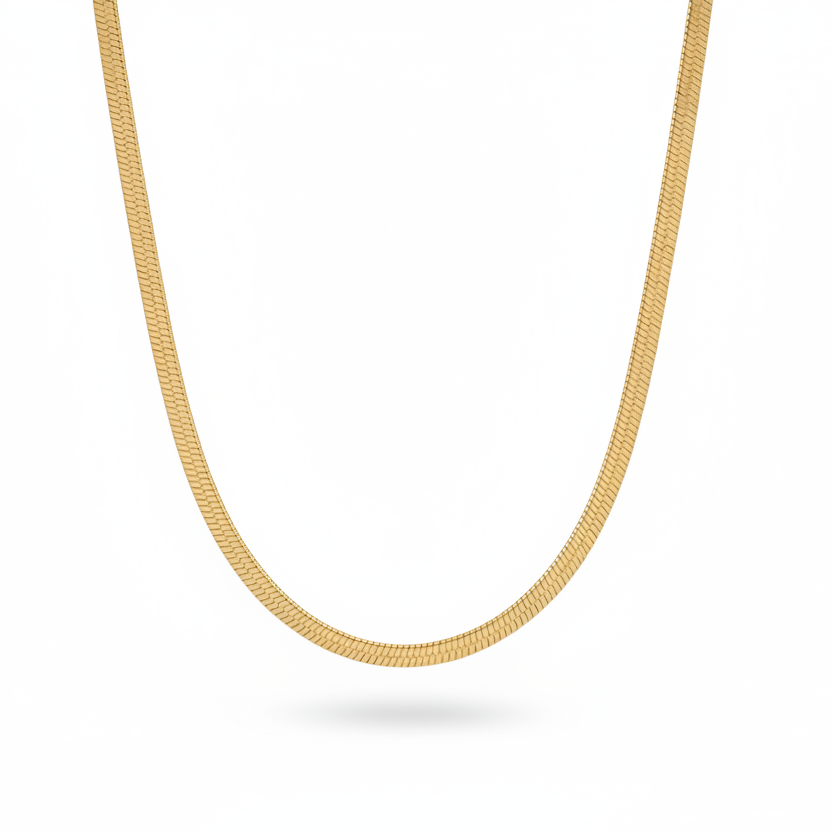 Snake Halskette Gold