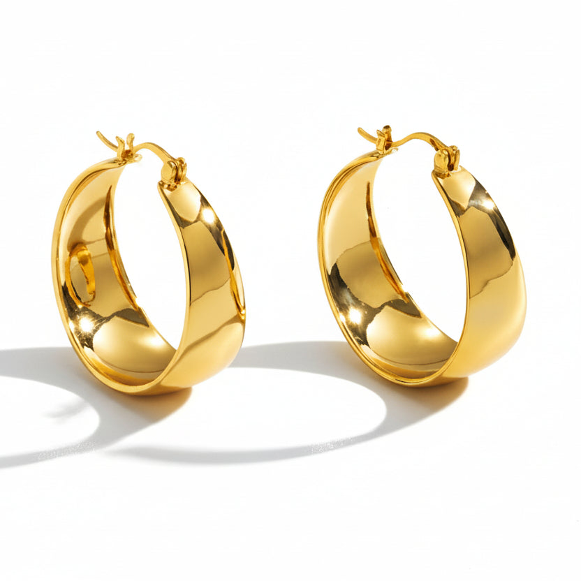 Chunky Hoop Ohrringe 30mm