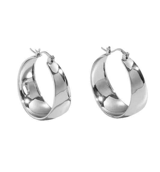 Chunky Ohrringe Silber 30mm