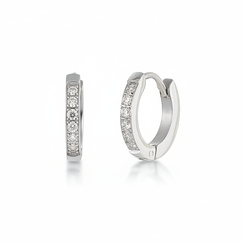 Dreamy Glitter Ohrringe Silber