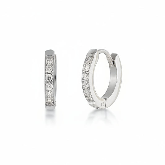 Dreamy Glitter Ohrringe Silber