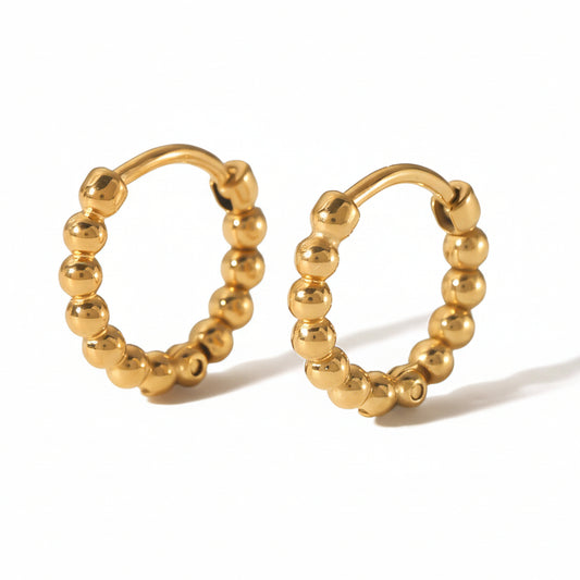 Mini Dot Hoop Ohrringe