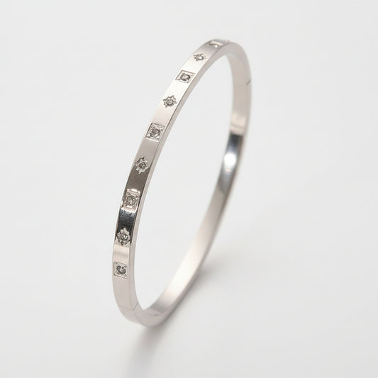 Soft Shine Armreifen Silber