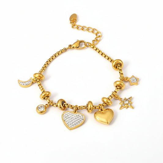 More Is More Charm Armband
