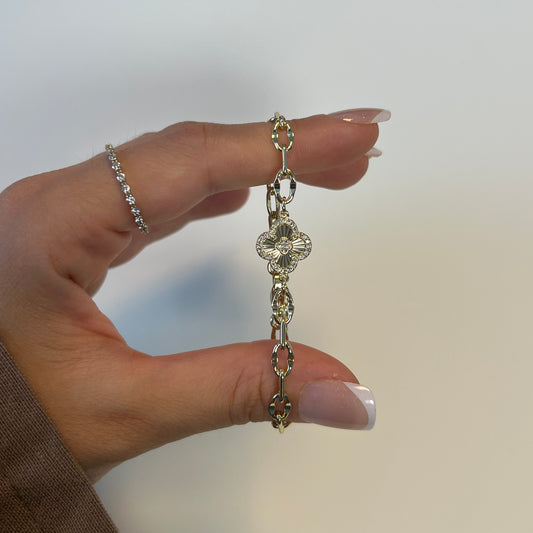 Clover Diamond Armband