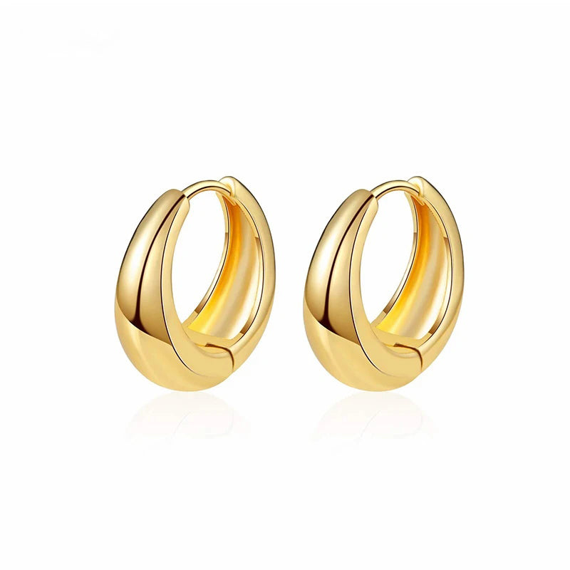 Classic Hoop Ohrringe Gold