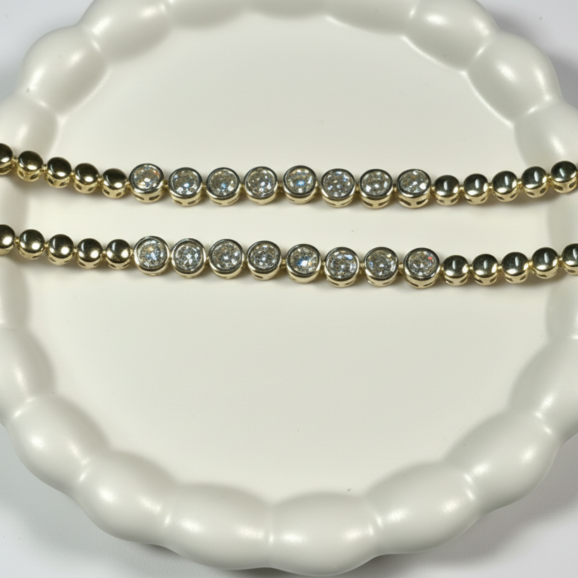 Premium Diamond Dot Armband