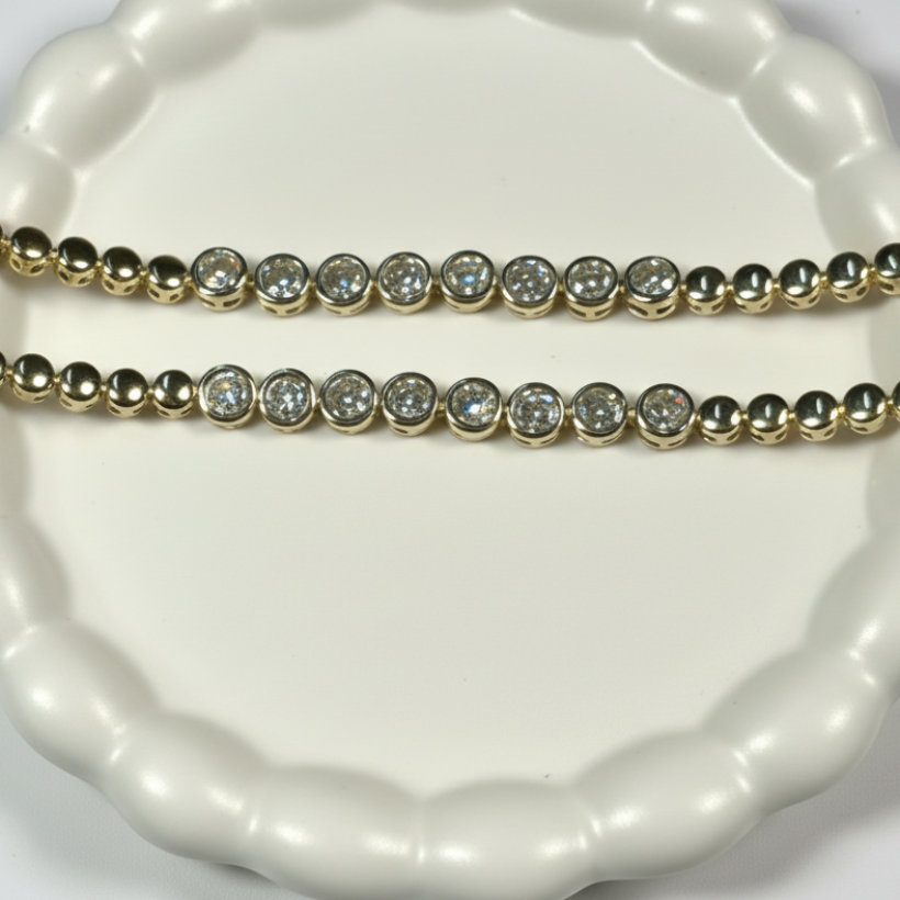 Premium Diamond Dot Armband