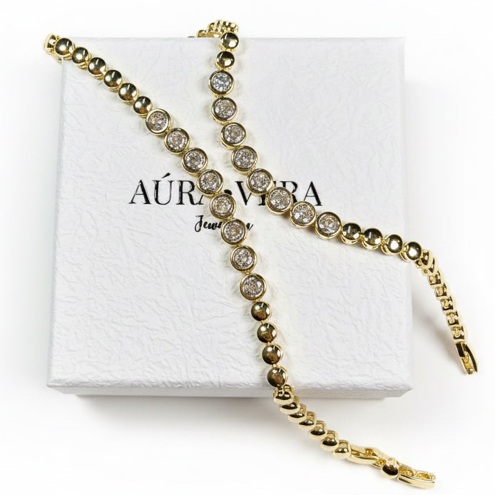 Premium Diamond Dot Armband