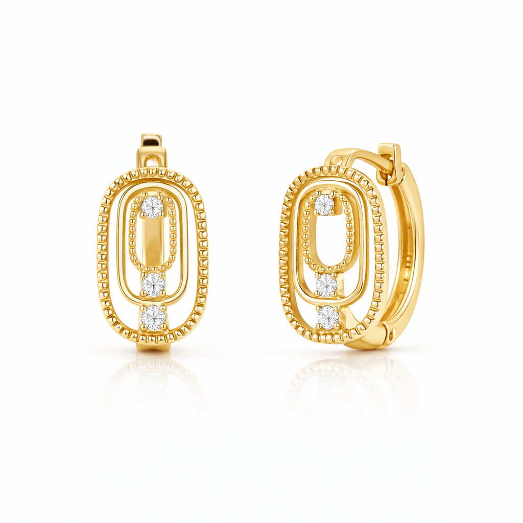 Premium Luna Gold Ohrringe