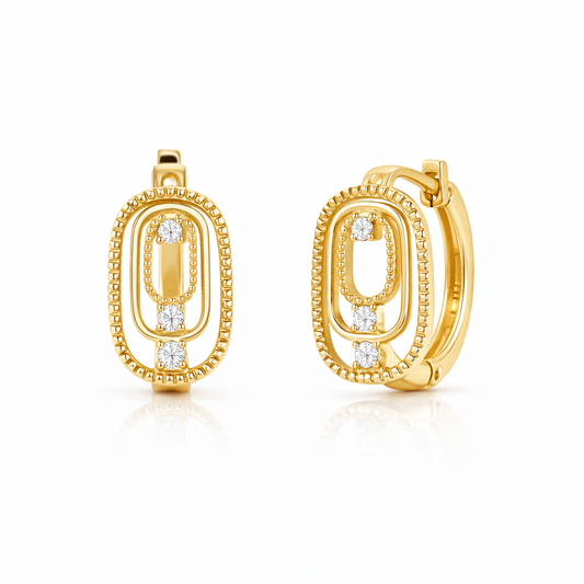 Premium Luna Gold Ohrringe