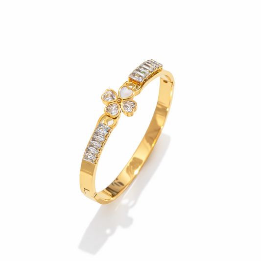 Clover Baguette Armreifen