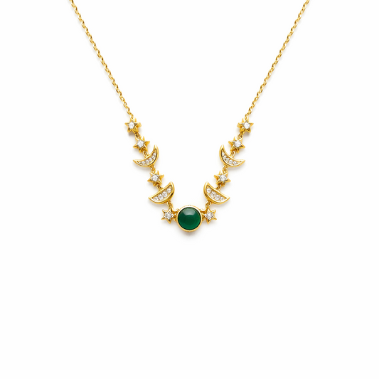 Luna Emerald Kette