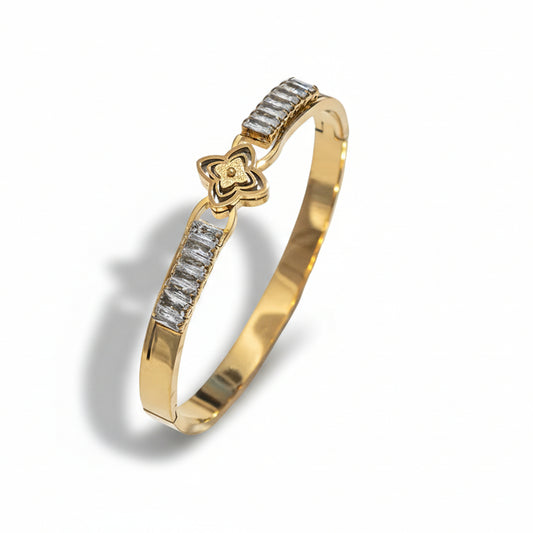 Clover Shine Baguette Armreifen
