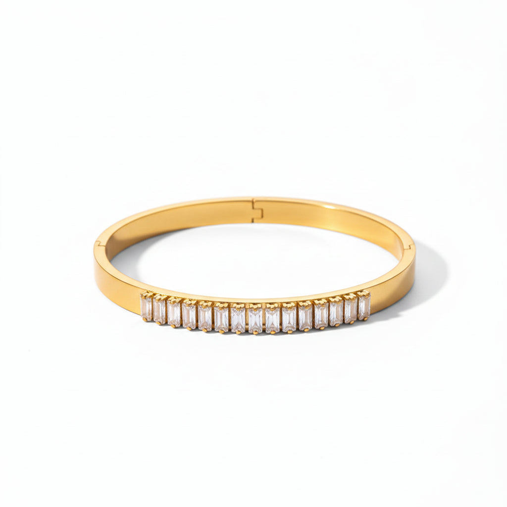 Shimmer Baguette Armreifen