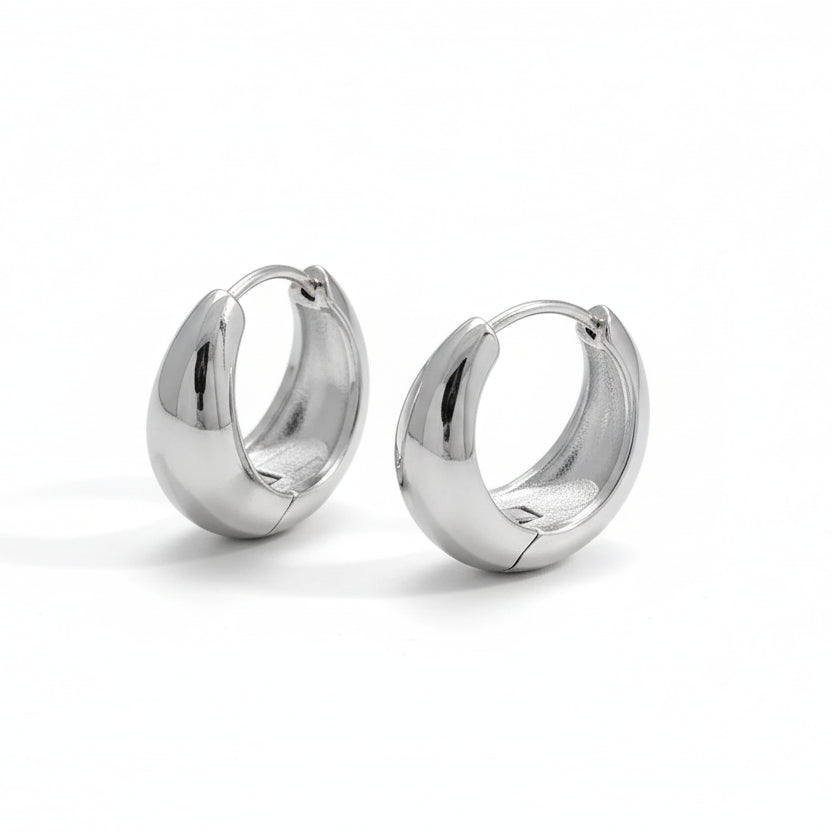 Classic Hoop Ohrringe Silber