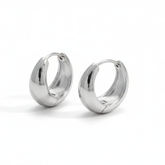 Classic Hoop Ohrringe Silber