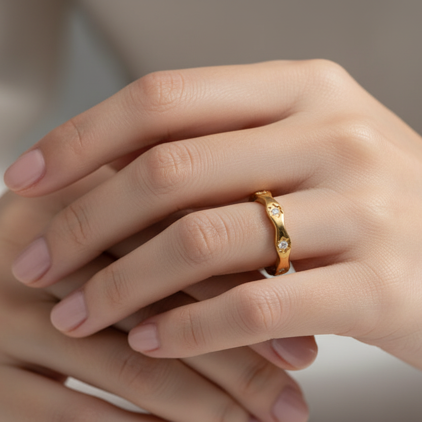 Wavy Romance Ring